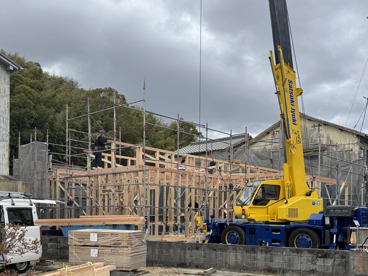 無事に棟上げが出来きました！